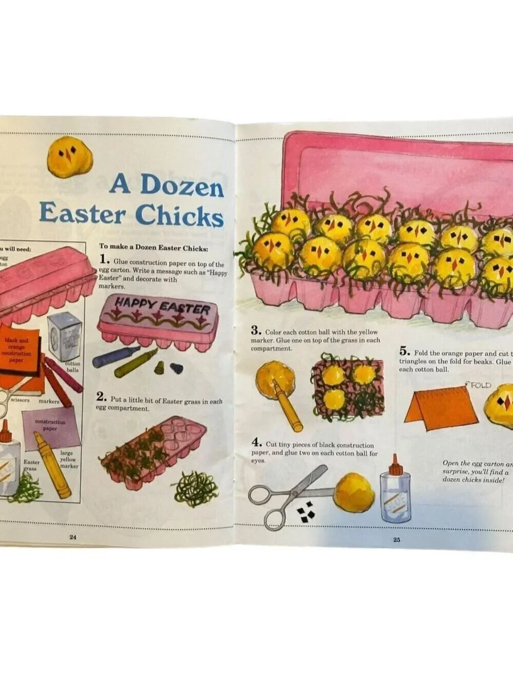 Easter Crafts by Colleen Van Blaricom Paperback very good condition